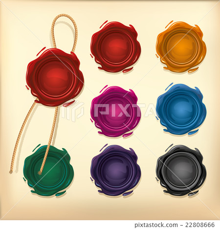 Set of Color Wax seal. Set of Color Wax seal. 22808666