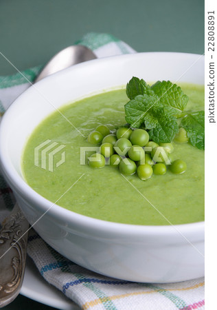 Pea soup puree Pea soup puree 22808891
