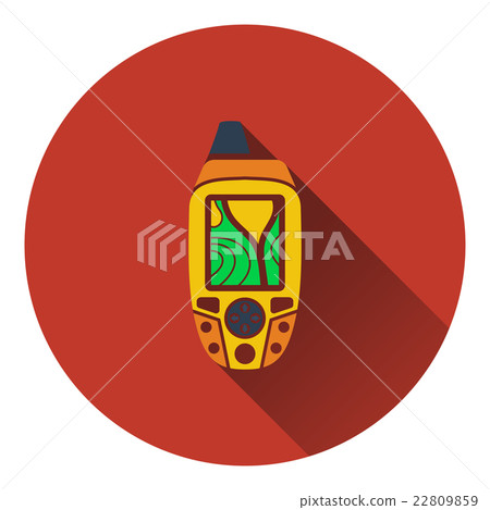 Portable GPS device icon 22809859