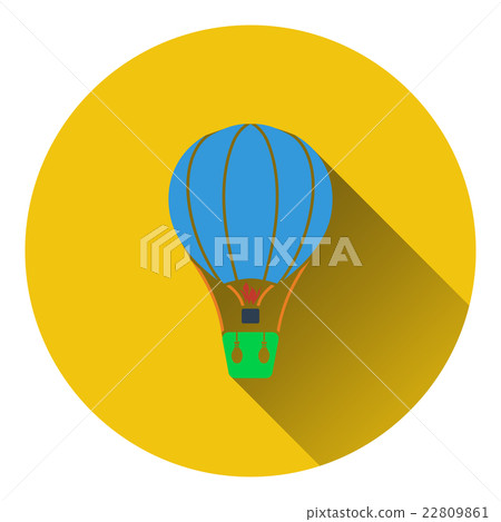 Hot air balloon icon 22809861