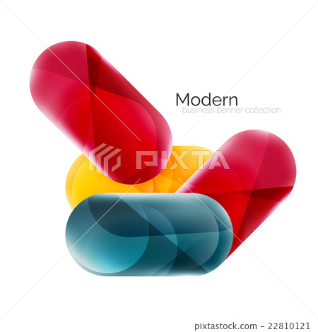 Colorful glossy glass bubbles for text 22810121