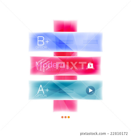 Colorful stripes glass geometric infographics Colorful stripes glass geometric infographics 22810172