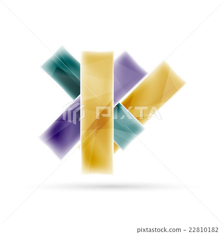Blank colorful stripes. Business geometric style 22810182