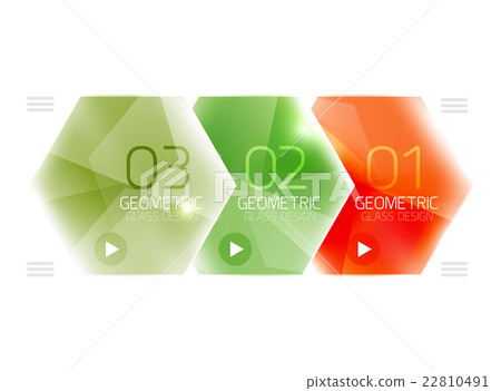 Glass color hexagons Glass color hexagons 22810491