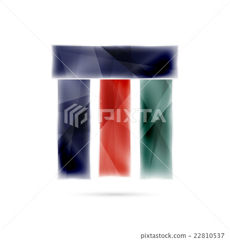 Blank colorful stripes. Business geometric style Blank colorful stripes. Business geometric style 22810537