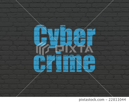 Privacy concept: Cyber Crime on wall background 22811044