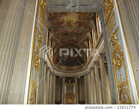 Ceiling painting Versailles Palace France Paris 22811774