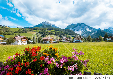 Village Val Gardena South Tirol Dolomiten mountain 22813173