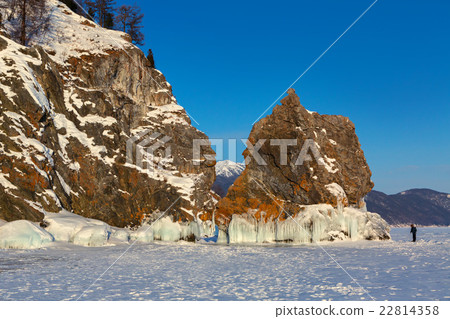 Ice covered island Lohmaty. Ice covered island Lohmaty. 22814358