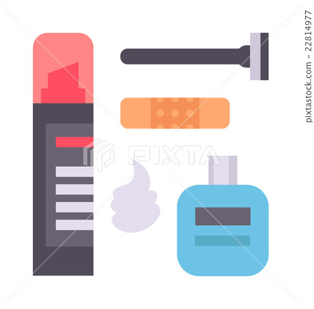 Shaving icons vector set. 22814977