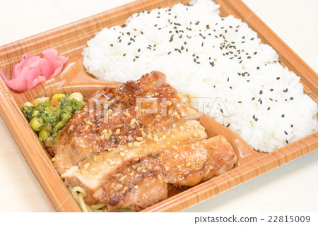 美味的大蒜雞盒午餐 22815009