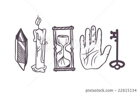 Esoteric symbol vector illustration. Esoteric symbol vector illustration. 22815134