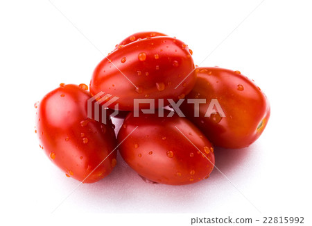 Cherry tomato on white background Cherry tomato on white background 22815992