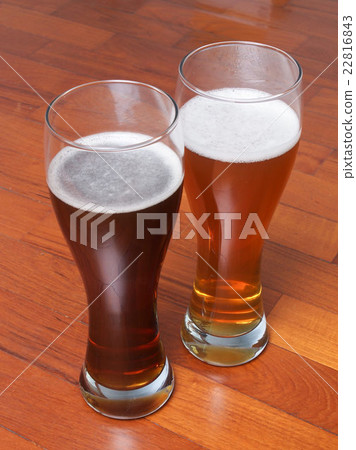 Two glasses of German beer Two glasses of German beer 22816843
