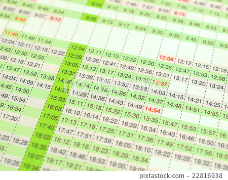 Timetable 22816938