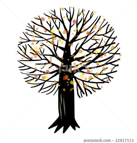 Vector illustration with a tree Vector illustration with a tree 22817113