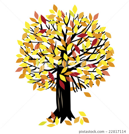 Vector illustration with a tree Vector illustration with a tree 22817114