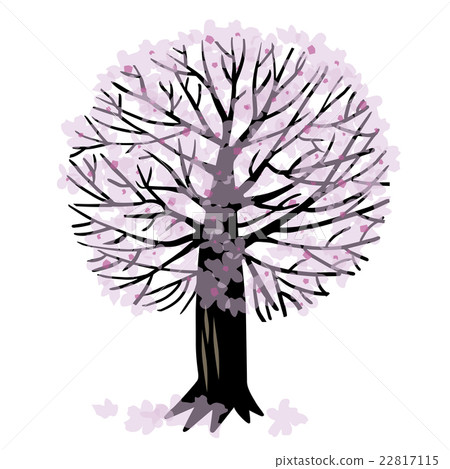 Vector illustration with a tree Vector illustration with a tree 22817115