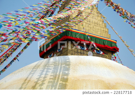 Bodnath stupa in Kathmandu, Nepal 22817718