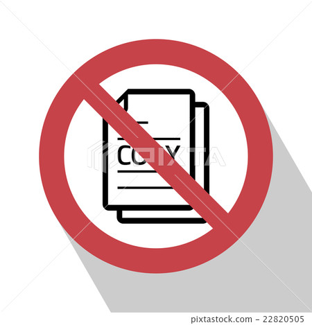 No copy sign No copy sign 22820505