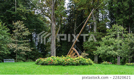 Sundial in park of Trigorskoye, Pushkin Reserve Sundial in park of Trigorskoye, Pushkin Reserve 22820621