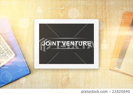 joint venture word on tablet 22820840