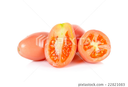 cherry tomatoes with sliced isolated cherry tomatoes with sliced isolated 22821083