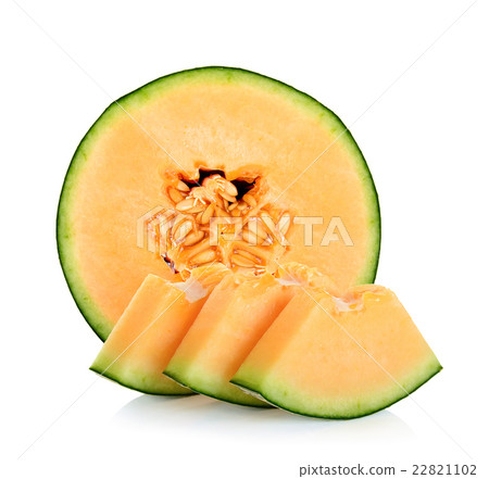 Melon isolated on the white background 22821102