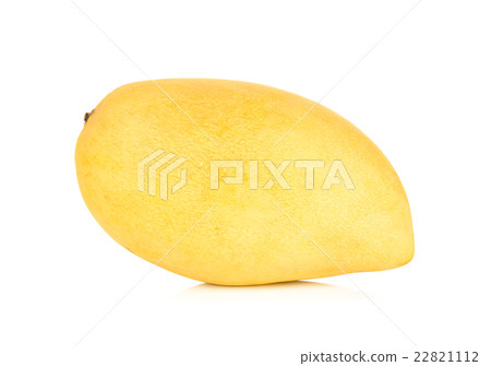 Ripe mango isolated on the white background Ripe mango isolated on the white background 22821112