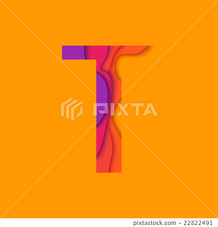 Letter T template 22822491