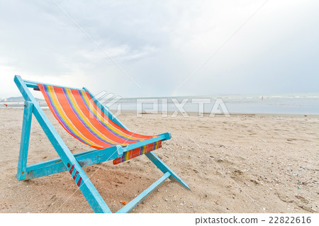 beach chair on the beach 22822616