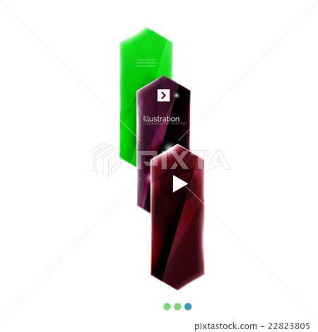 Arrow infographics element Arrow infographics element 22823805