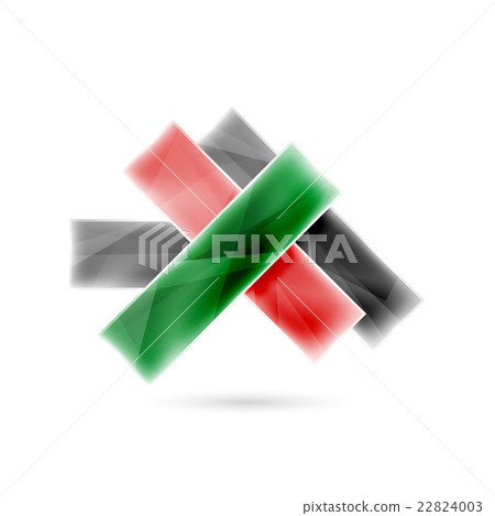Blank colorful stripes. Business geometric style Blank colorful stripes. Business geometric style 22824003
