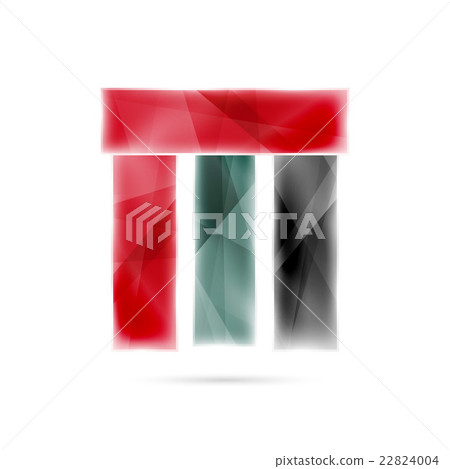 Blank colorful stripes. Business geometric style Blank colorful stripes. Business geometric style 22824004
