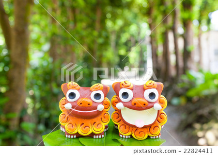 沖繩Bise Fukugi Noriki Shisa 22824411