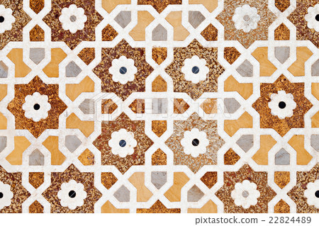 Detail of decorating the Taj Mahal 22824489