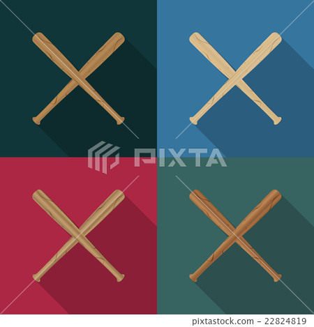 Icons baseball, vector illustration. Icons baseball, vector illustration. 22824819