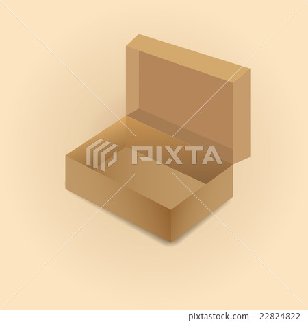 Cardboard box vector illustration. Cardboard box vector illustration. 22824822