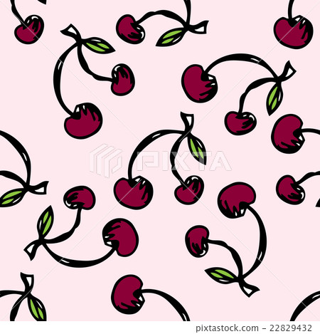 Seamless pattern with cherries Seamless pattern with cherries 22829432