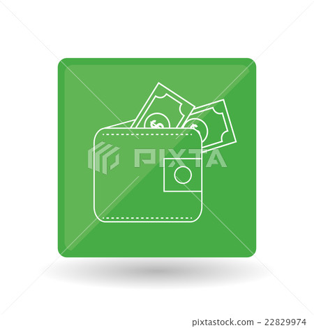 wallet icon design, vector illustration wallet icon design, vector illustration 22829974