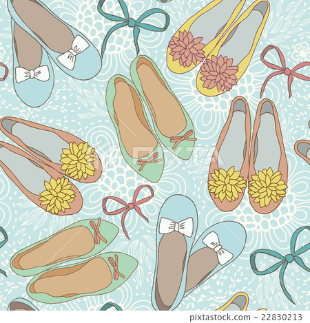 Women shoes seamless pattern. Women shoes seamless pattern. 22830213