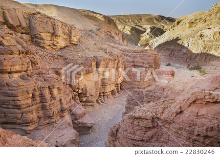 Red canyon in mountains of Eilat Red canyon in mountains of Eilat 22830246