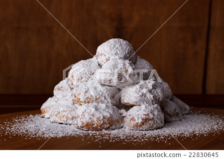 Cookies with almonds on dark Cookies with almonds on dark 22830645