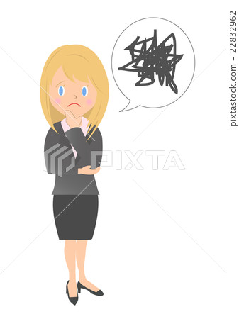 Afflicted female employee 22832962