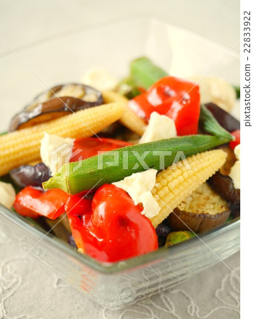 烤夏季蔬菜醃製沙拉（上） 22833922