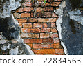 Moldy brick wall background 22834563