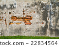 Moldy brick wall background 22834564
