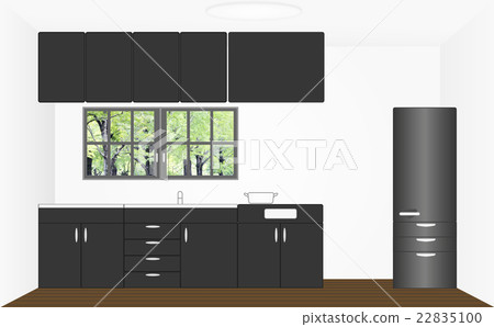 Kitchen black 22835100