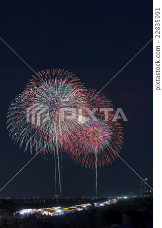 Naniwa Yodogawa fireworks display Naniwa Yodogawa fireworks display 22835991
