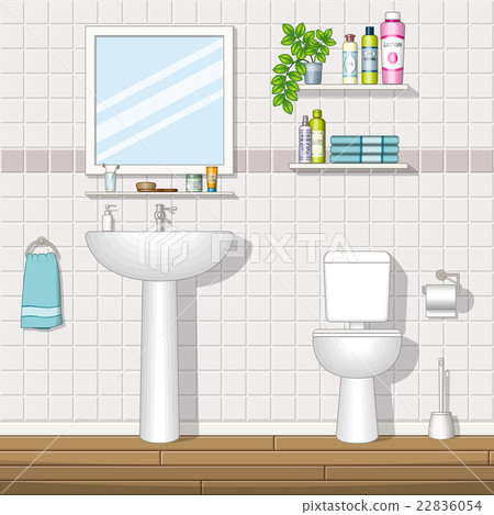 Illustration of a bathroom 22836054